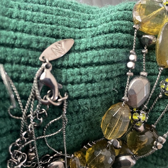 NY Signed Statement Necklace - Picture 2 of 4